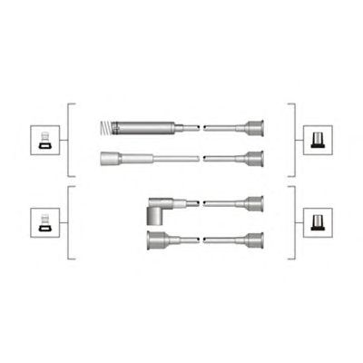 MAGNETI MARELLI 941319170064 -  Комплект проводов зажигания